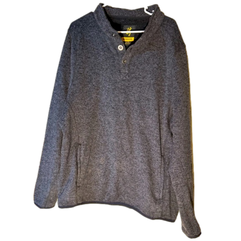 Browning 1/4 button sweater.